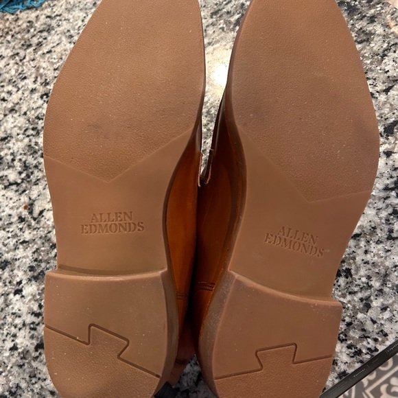 Allen Edmonds Brown Leather Split Toe Derby Oxford Dress Shoes Men’s 9.5 D USA - Picture 4 of 6